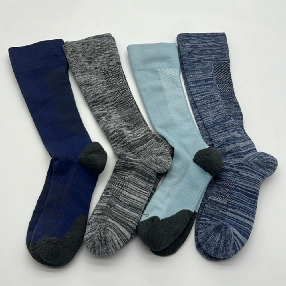 TOMMIE COPPER WOMEN’S   NANOGLIDE OTC  SOCKS 4 PACK SZ M